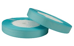 Лента атласная 1,2 см Голубой 23 м