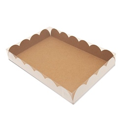 Коробочка для пряников 22 см*15 см*3 см крафт