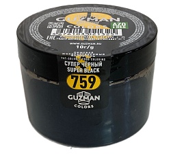 Краситель сухой жирорастворимый №759 Черный "GUZMAN" 10 гр